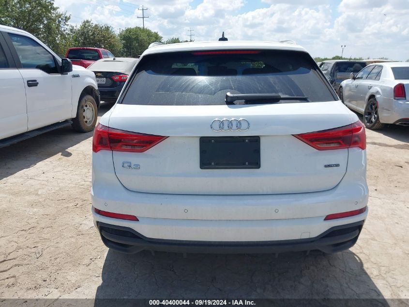 2024 Audi Q3 Premium 45 Tfsi S Line Quattro Tiptronic VIN: WA1DECF31R1034021 Lot: 40400044