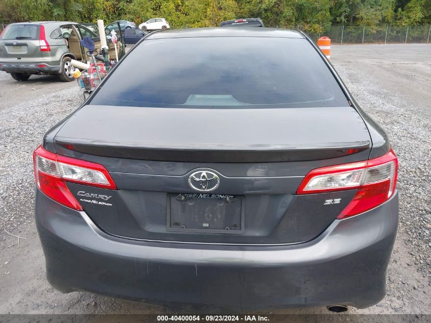 2012 Toyota Camry Se VIN: 4T1BF1FK8CU081490 Lot: 40400054