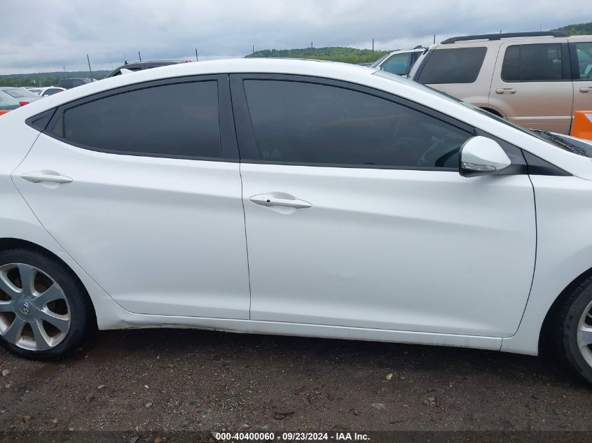 2013 Hyundai Elantra Limited VIN: 5NPDH4AE0DH379537 Lot: 40400060