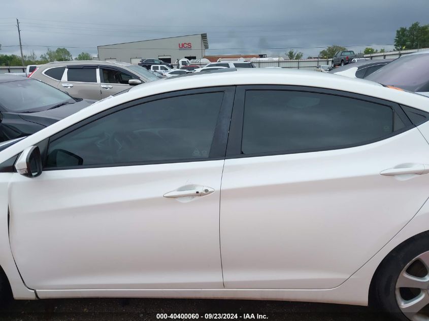 2013 Hyundai Elantra Limited VIN: 5NPDH4AE0DH379537 Lot: 40400060