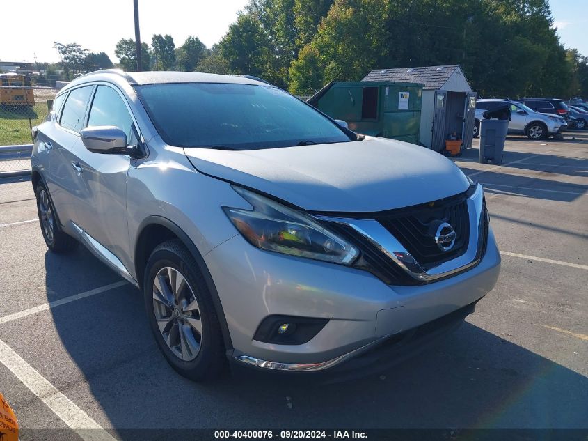 2018 Nissan Murano Sv VIN: 5N1AZ2MGXJN139615 Lot: 40400076