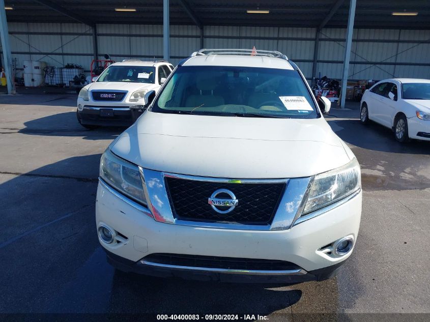 2015 Nissan Pathfinder Sv VIN: 5N1AR2MNXFC642241 Lot: 40400083