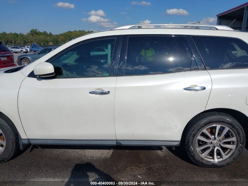 2015 Nissan Pathfinder Sv VIN: 5N1AR2MNXFC642241 Lot: 40400083