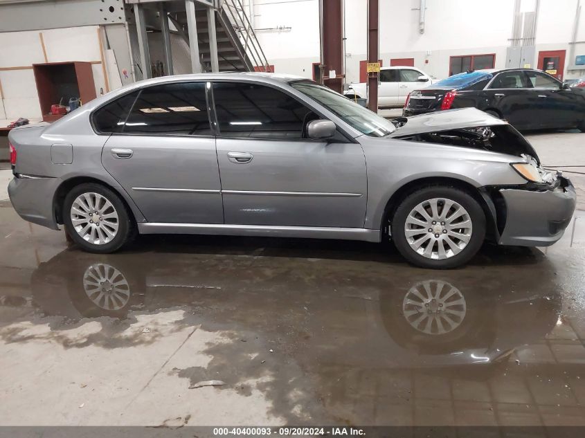 2009 Subaru Legacy 2.5I VIN: 4S3BL616296215427 Lot: 40400093