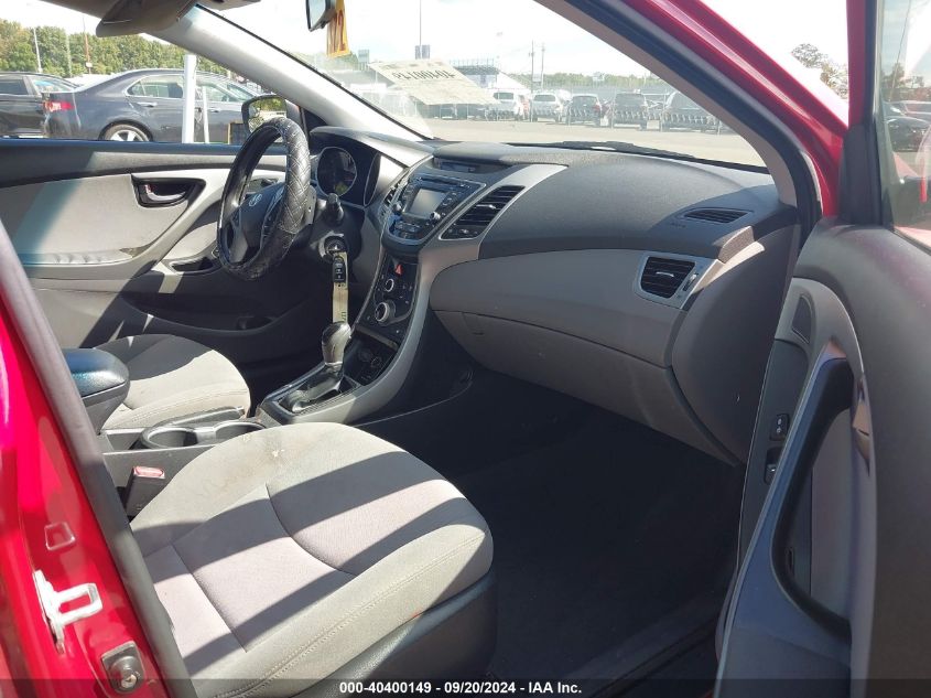 VIN KMHDH4AE2EU118705 2014 Hyundai Elantra, SE no.5