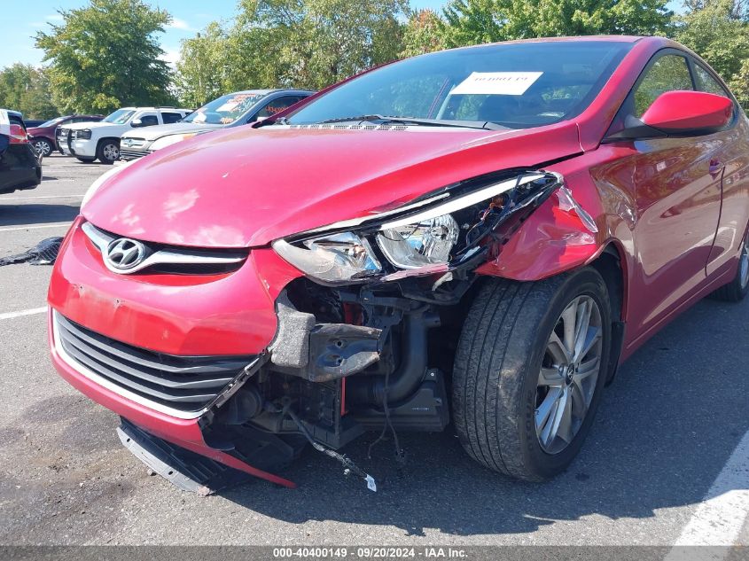 KMHDH4AE2EU118705 2014 Hyundai Elantra Se