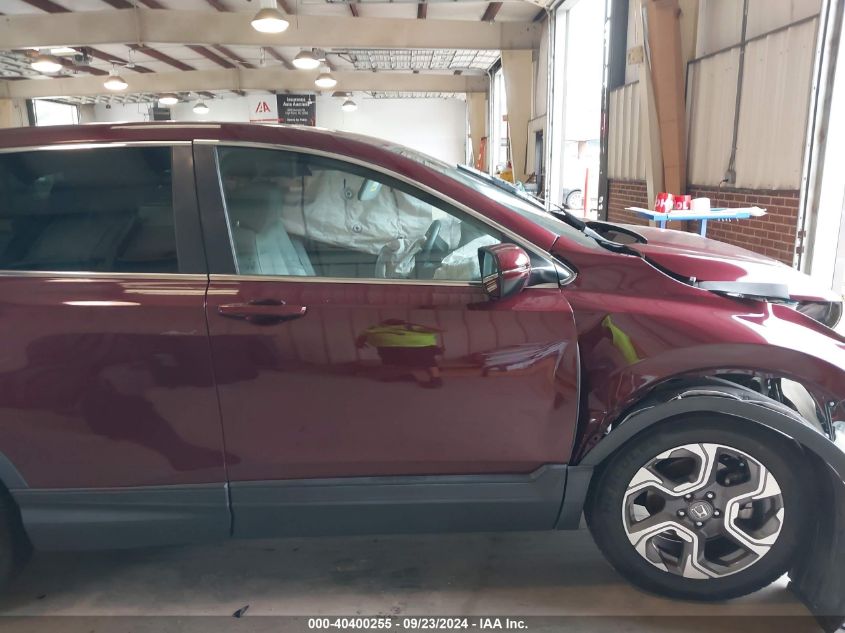 2018 Honda Cr-V Exl VIN: 7FARW1H80JE048353 Lot: 40400255