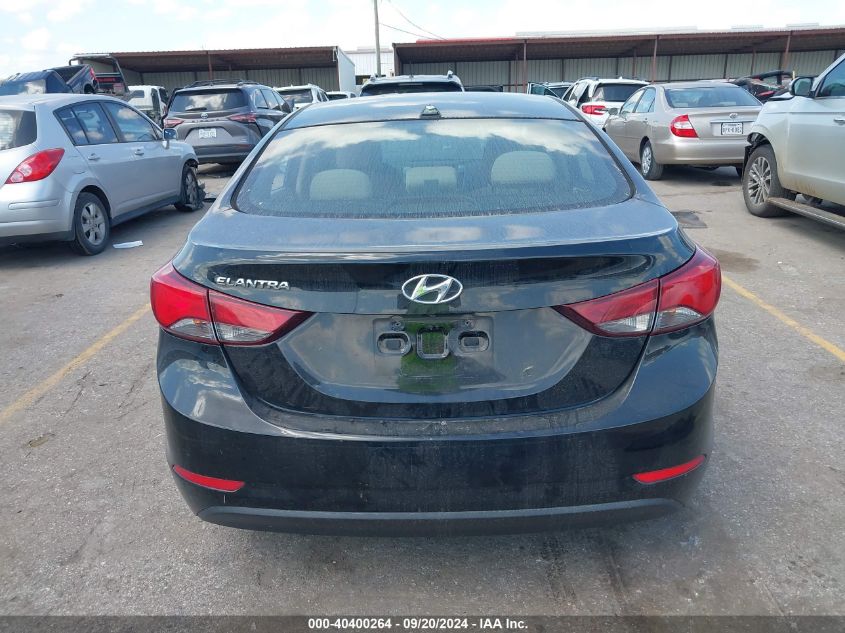 2016 Hyundai Elantra Se VIN: 5NPDH4AE6GH741570 Lot: 40400264