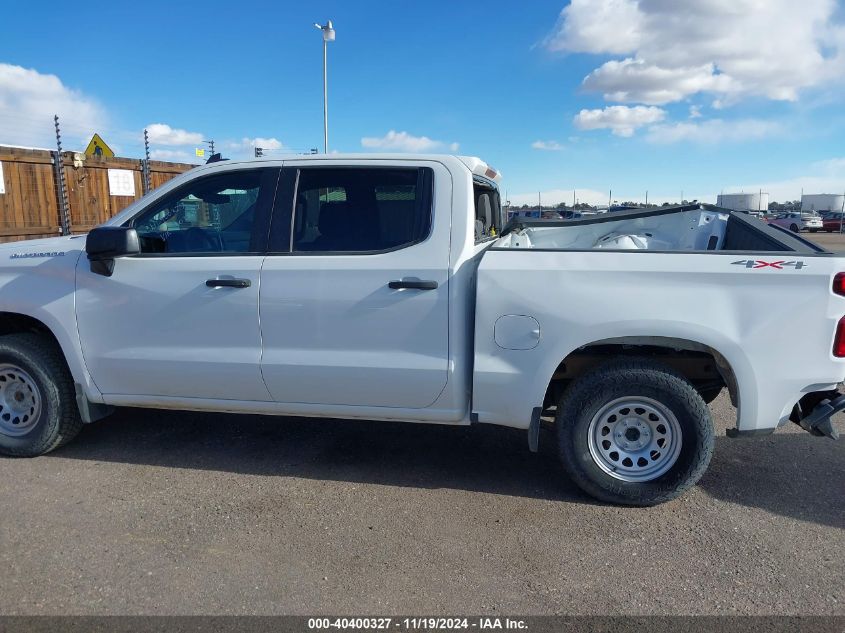 2023 Chevrolet Silverado 1500 4Wd Short Bed Wt VIN: 3GCUDAED5PG302882 Lot: 40400327