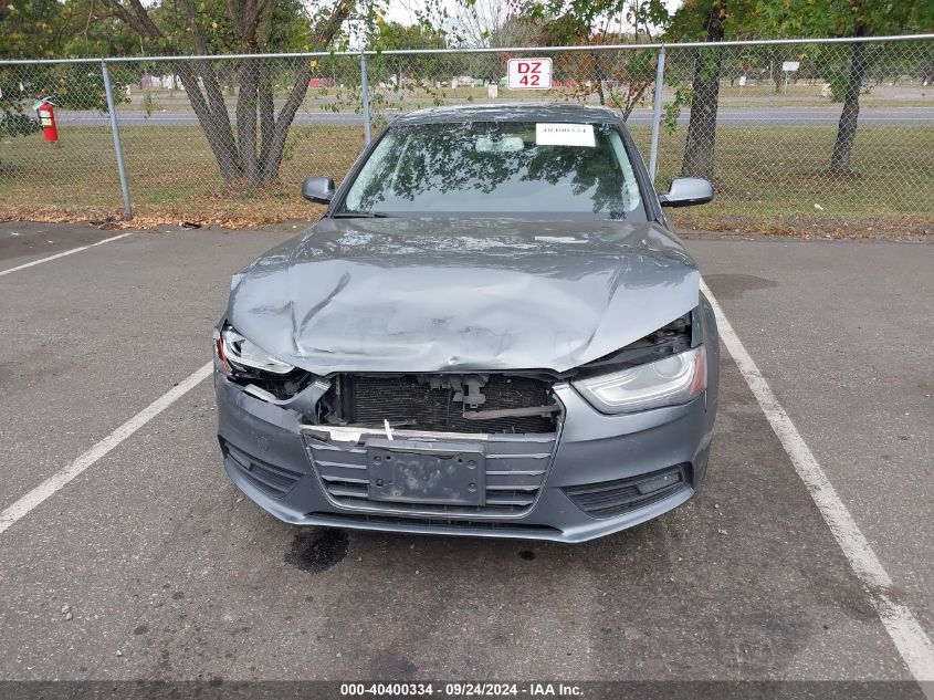 2013 Audi A4 2.0T Premium VIN: WAUFFAFL9DN042155 Lot: 40400334