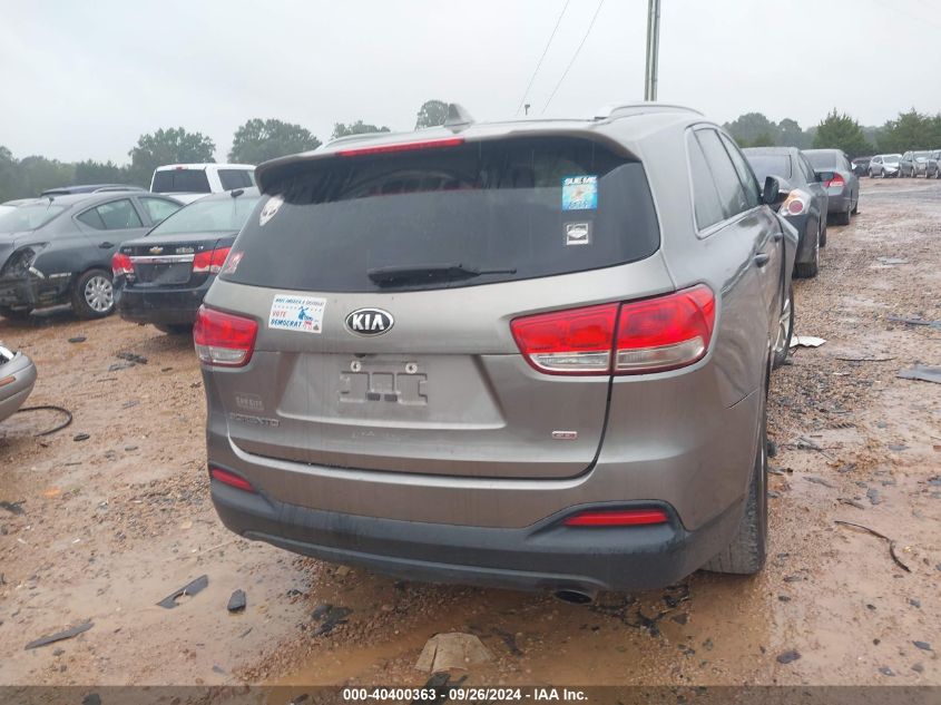 2018 Kia Sorento 2.4L Lx VIN: 5XYPGDA38JG430364 Lot: 40400363