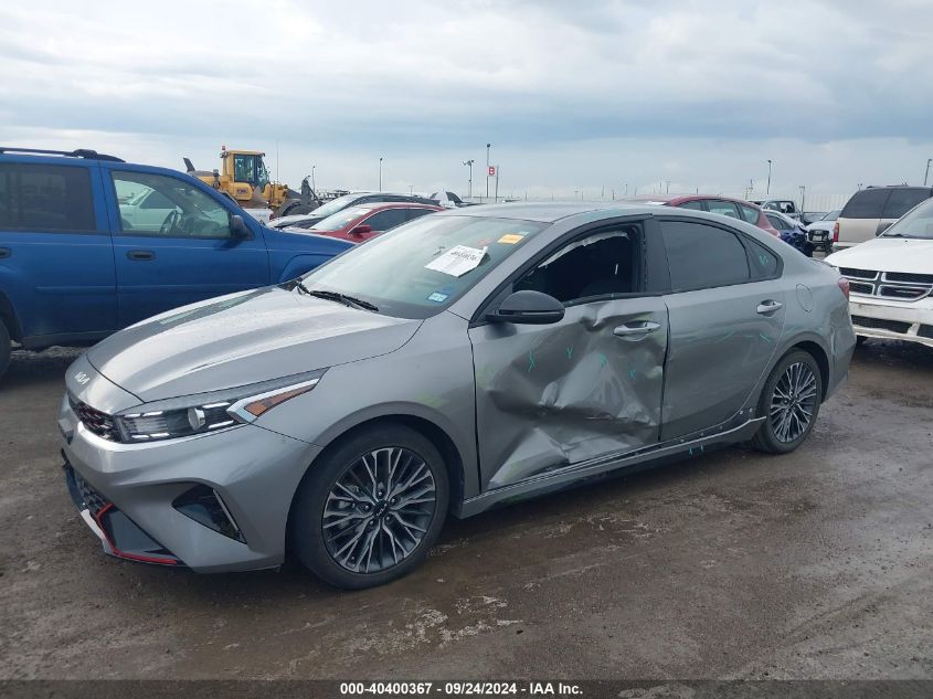 2022 Kia Forte Gt-Line VIN: 3KPF54AD7NE485742 Lot: 40400367