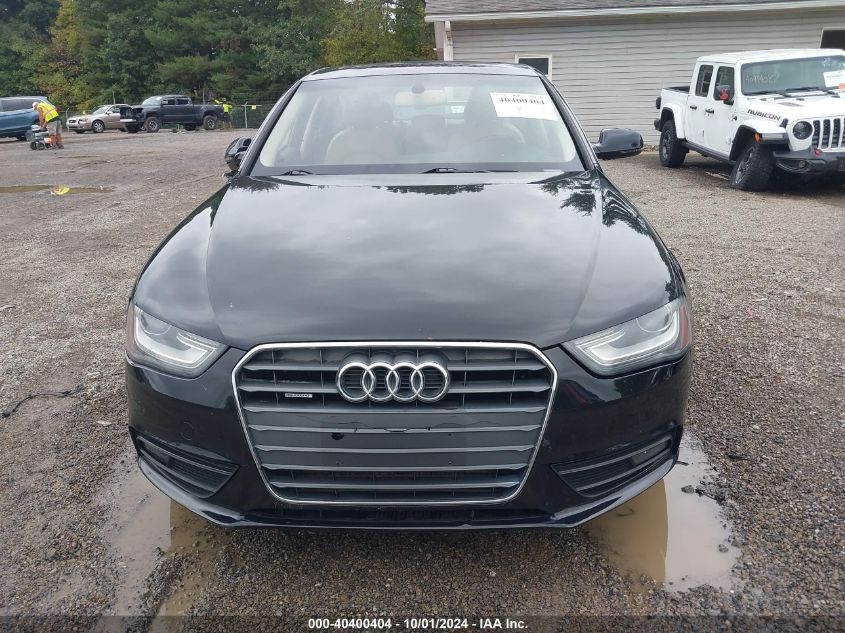 2013 Audi A4 2.0T Premium VIN: WAUFFAFL0DN024904 Lot: 40400404