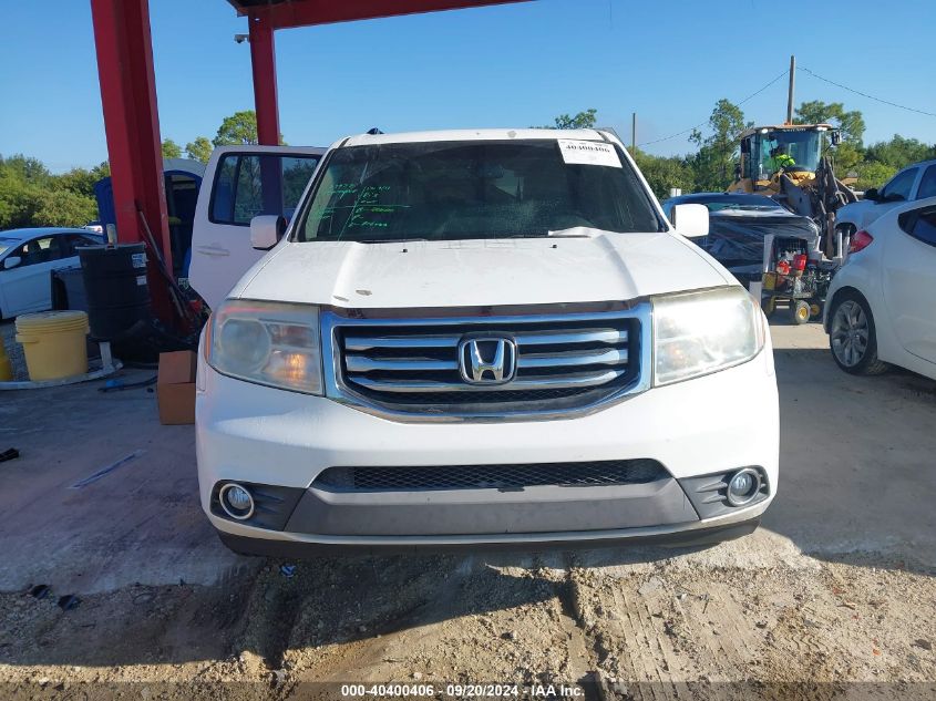 2012 Honda Pilot Ex-L VIN: 5FNYF3H66CB034560 Lot: 40400406