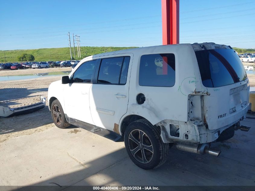 2012 Honda Pilot Ex-L VIN: 5FNYF3H66CB034560 Lot: 40400406