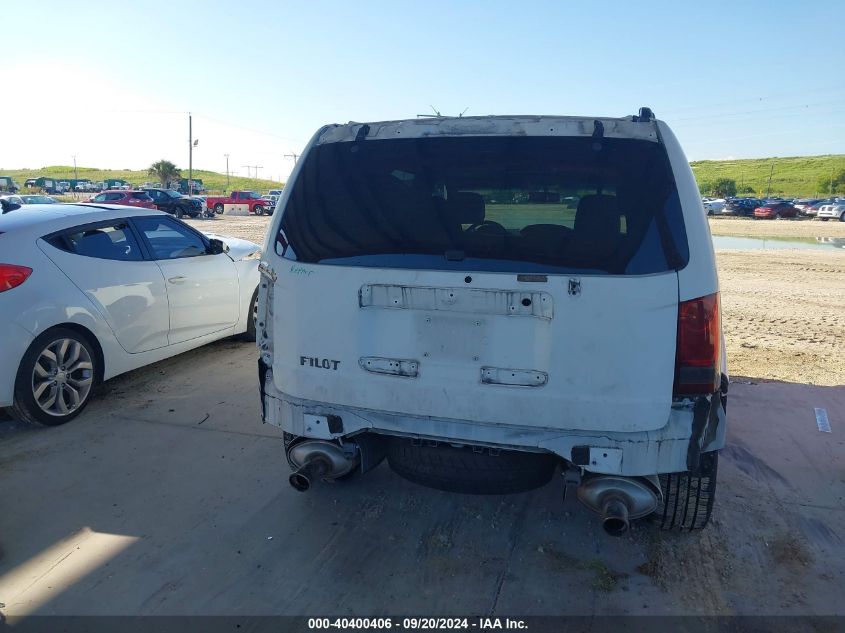 2012 Honda Pilot Ex-L VIN: 5FNYF3H66CB034560 Lot: 40400406