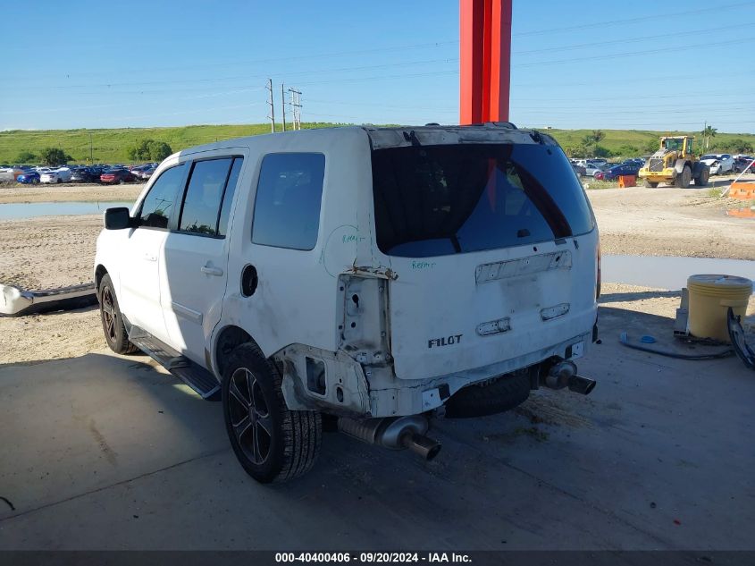 2012 Honda Pilot Ex-L VIN: 5FNYF3H66CB034560 Lot: 40400406