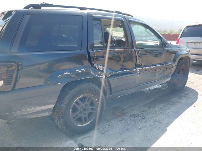 2004 Jeep Grand Cherokee Laredo VIN: 1J4GW48N34C343985 Lot: 40400407