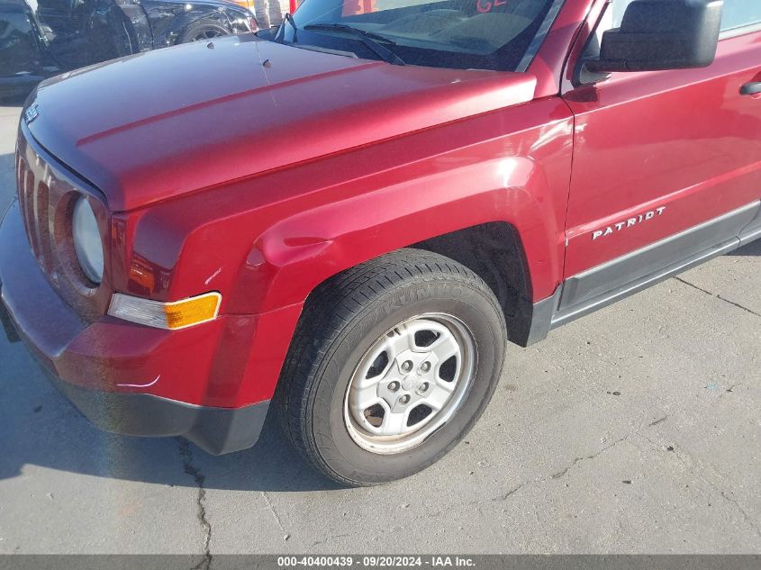 2014 Jeep Patriot Sport VIN: 1C4NJPBA1ED547604 Lot: 40400439