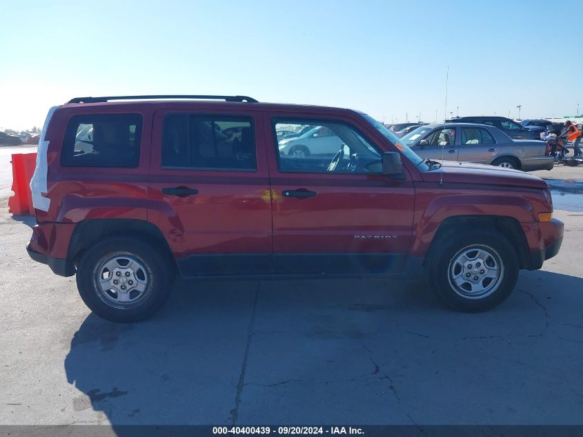 2014 Jeep Patriot Sport VIN: 1C4NJPBA1ED547604 Lot: 40400439