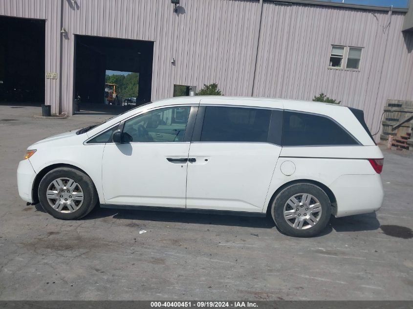 2012 Honda Odyssey Lx VIN: 5FNRL5H25CB132713 Lot: 40400451