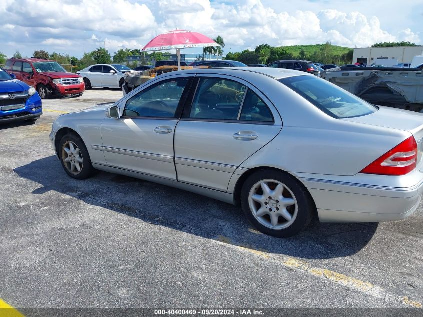 2003 Mercedes-Benz C 240 VIN: WDBRF61J63F381370 Lot: 40400469