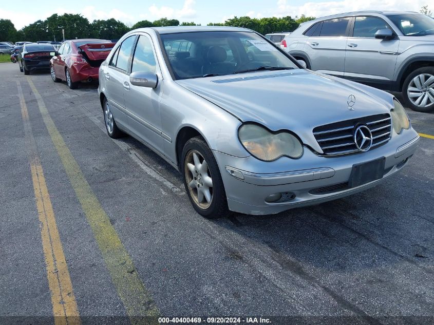 2003 Mercedes-Benz C 240 VIN: WDBRF61J63F381370 Lot: 40400469