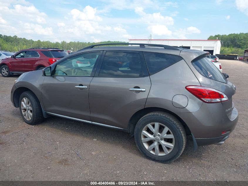 JN8AZ1MU5DW203843 2013 Nissan Murano S/Sl/Le