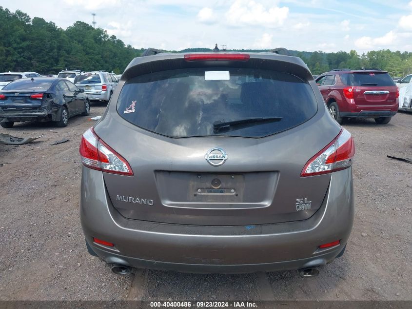 2013 Nissan Murano S/Sl/Le VIN: JN8AZ1MU5DW203843 Lot: 40400486