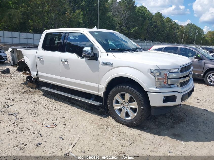 2018 FORD F-150 PLATINUM - 1FTEW1EG8JFA73728