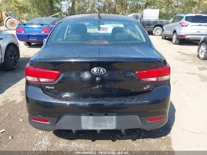 2018 Kia Rio S VIN: 3KPA24AB6JE057799 Lot: 40400523