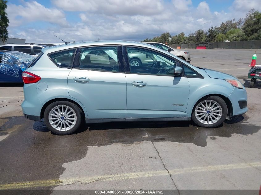 2013 Ford C-Max Hybrid Se VIN: 1FADP5AU6DL507409 Lot: 40400551