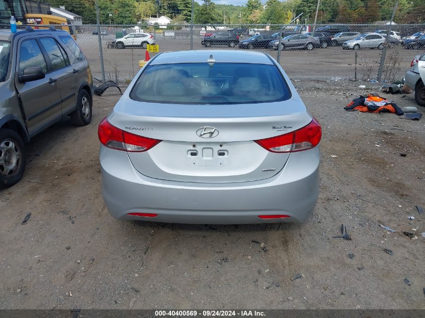 2011 Hyundai Elantra Limited VIN: 5NPDH4AE9BH018563 Lot: 40400569