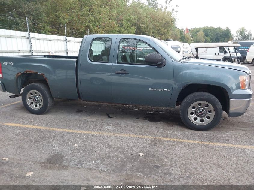 2009 GMC Sierra 1500 Work Truck VIN: 1GTEK19CX9Z182432 Lot: 40400632