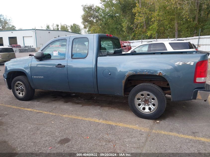 2009 GMC Sierra 1500 Work Truck VIN: 1GTEK19CX9Z182432 Lot: 40400632