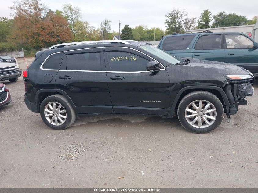 2015 Jeep Cherokee Limited VIN: 1C4PJMDSXFW651334 Lot: 40400676