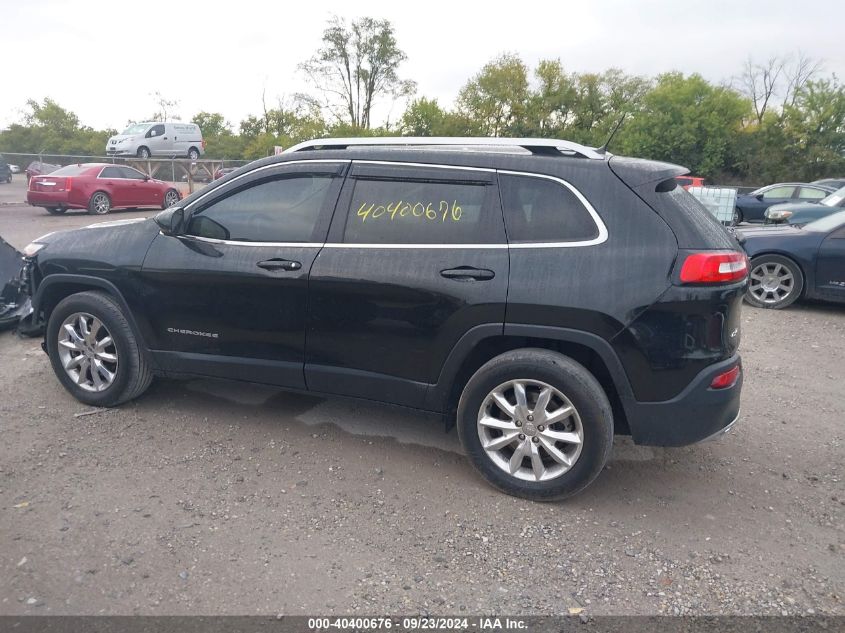 2015 Jeep Cherokee Limited VIN: 1C4PJMDSXFW651334 Lot: 40400676