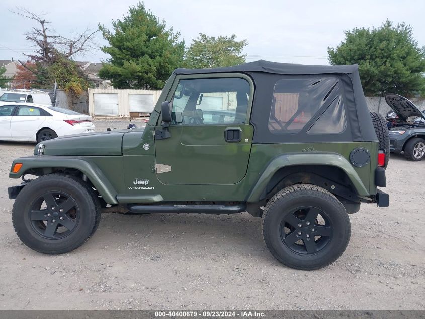 2006 Jeep Wrangler X VIN: 1J4FA39S16P753611 Lot: 40400679