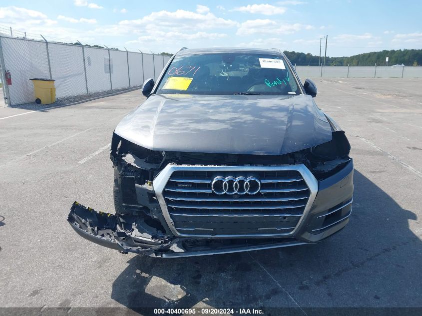 2018 Audi Q7 3.0T Premium VIN: WA1LAAF74JD034242 Lot: 40400695