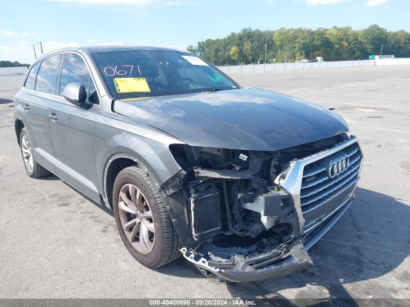 2018 Audi Q7 3.0T Premium VIN: WA1LAAF74JD034242 Lot: 40400695