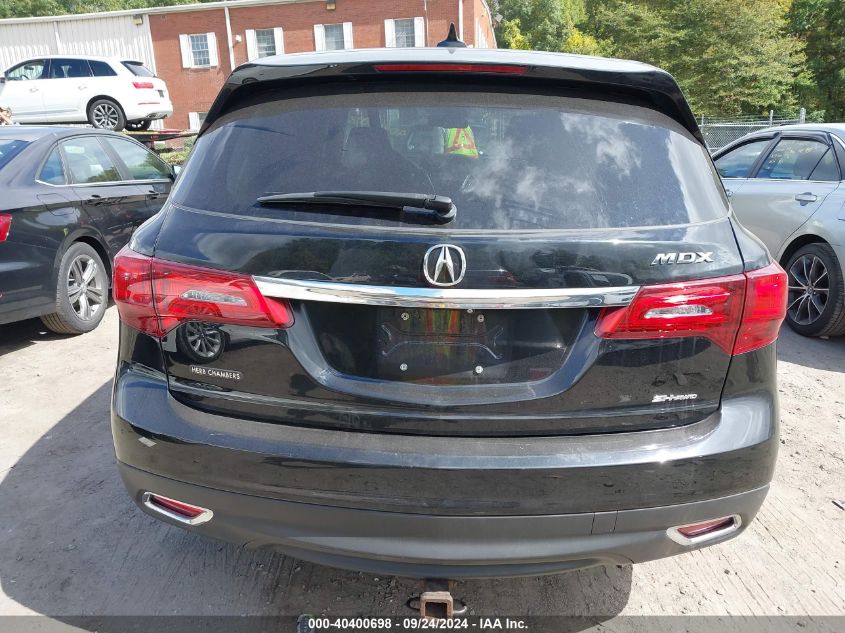 2015 Acura Mdx Technology VIN: 5FRYD4H48FB028725 Lot: 40400698