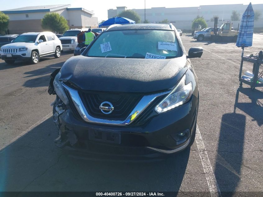 2015 Nissan Murano Platinum/S/Sl/Sv VIN: 5N1AZ2MH5FN202183 Lot: 40400726