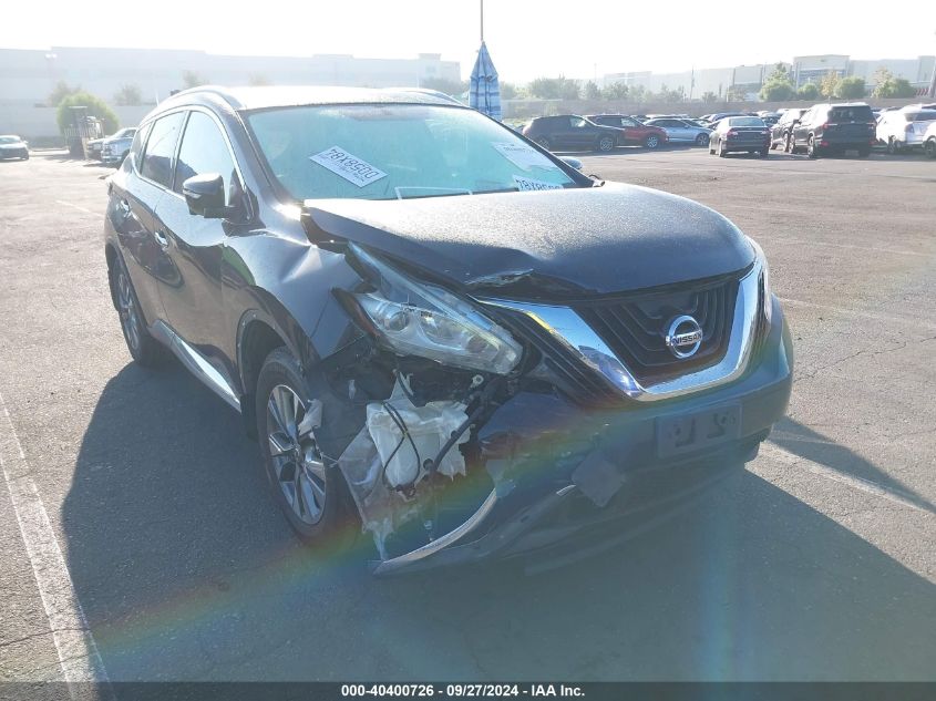 2015 Nissan Murano Platinum/S/Sl/Sv VIN: 5N1AZ2MH5FN202183 Lot: 40400726