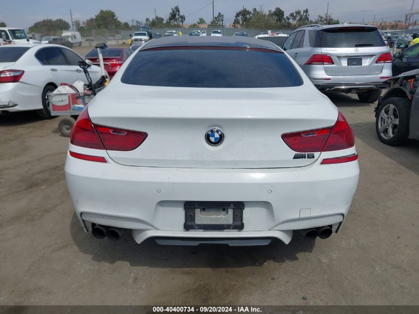 2014 BMW M6 Gran Coupe VIN: WBS6C9C55ED467209 Lot: 40400734