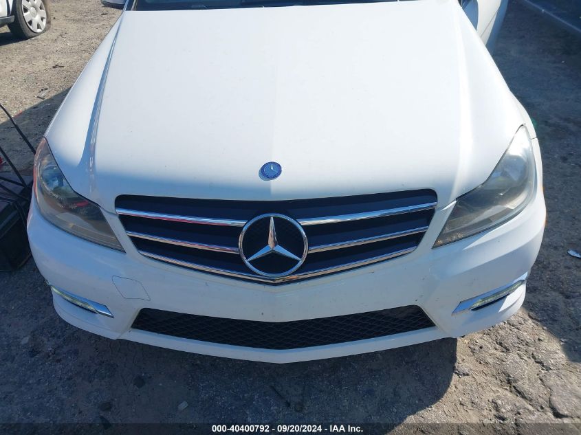 2014 Mercedes-Benz C 250 VIN: WDDGF4HB9EA940461 Lot: 40400792