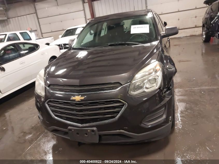 2016 Chevrolet Equinox Ls VIN: 2GNFLEEK7G6196181 Lot: 40400822