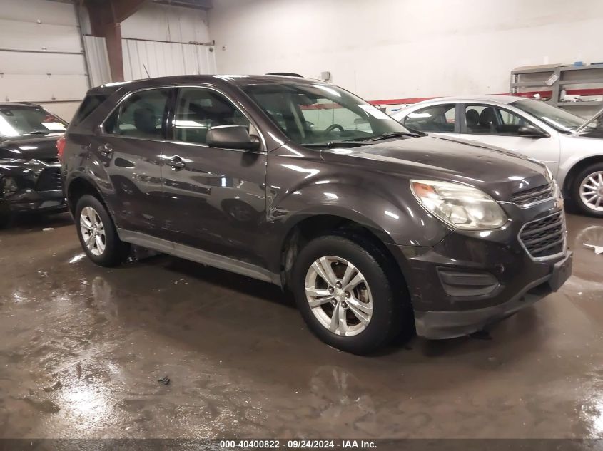 2016 CHEVROLET EQUINOX LS - 2GNFLEEK7G6196181