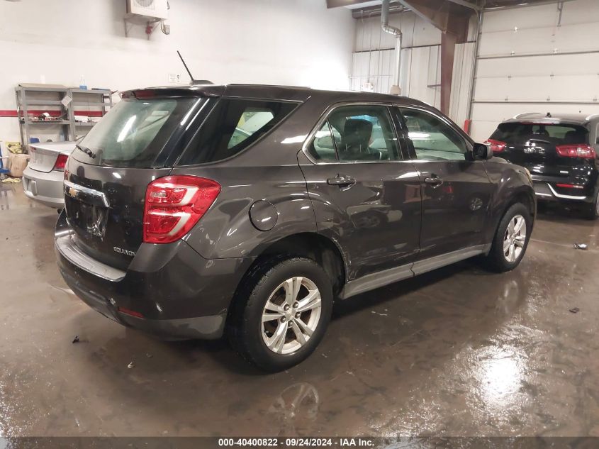 2016 CHEVROLET EQUINOX LS - 2GNFLEEK7G6196181