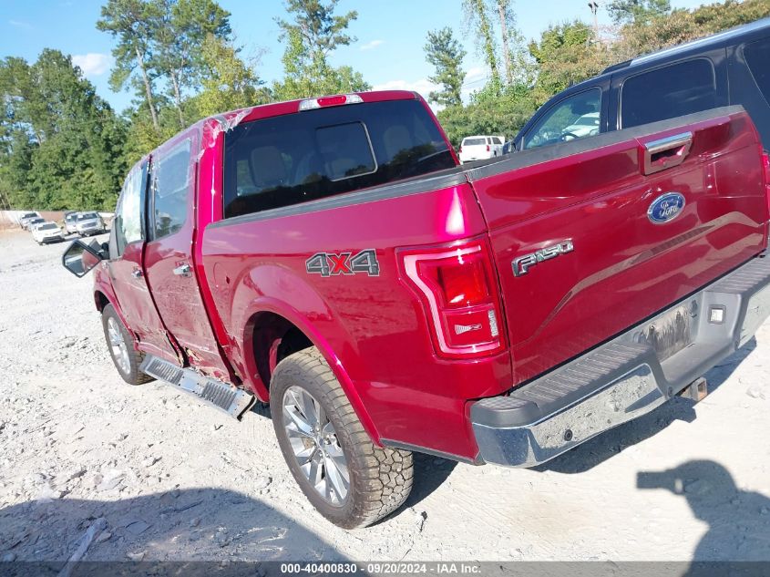 2015 FORD F-150 LARIAT - 1FTEW1EG3FKE84520