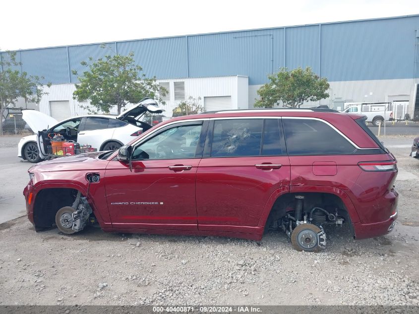 2023 Jeep Grand Cherokee 4Xe Overland VIN: 1C4RJYD61P8795007 Lot: 40400871